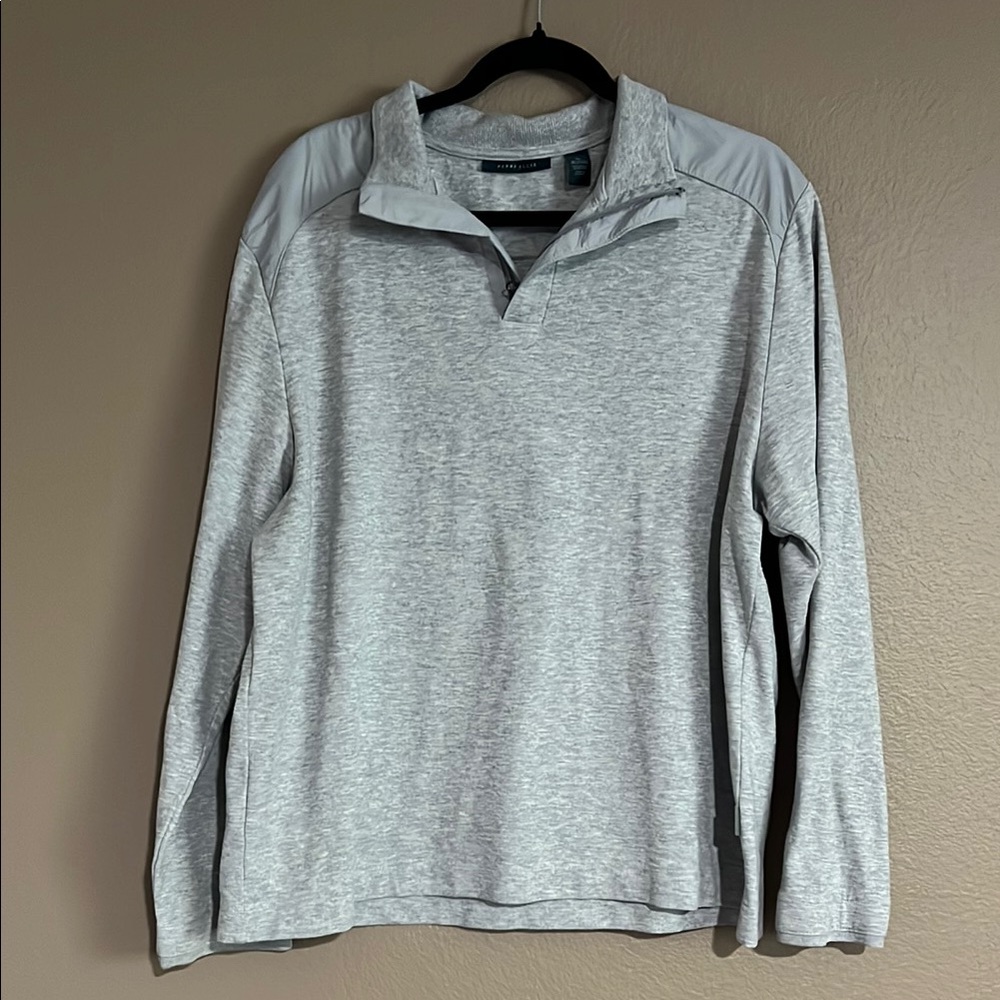 PERRY ELLIS Quarter Zip Pullover